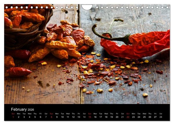Produktbild: SPICES (Wall Calendar 2026 DIN A4 landscape), CALVENDO 12 Month Wall Calendar