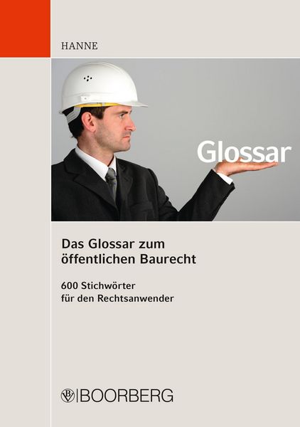 Produktbild: Das Glossar zum &ouml;ffentlichen Baurecht