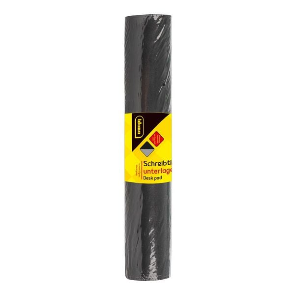 Produktbild: Idena Schreibtischunterlage PU doppelseitig schwarz/grau 80x40cm