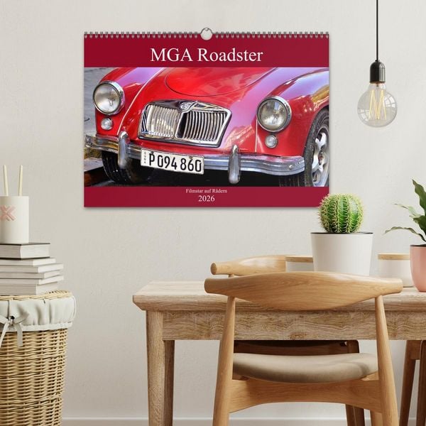 Produktbild: MGA Roadster - Filmstar auf R&auml;dern (Wandkalender 2026 DIN A3 quer), CALVENDO Monatskalender