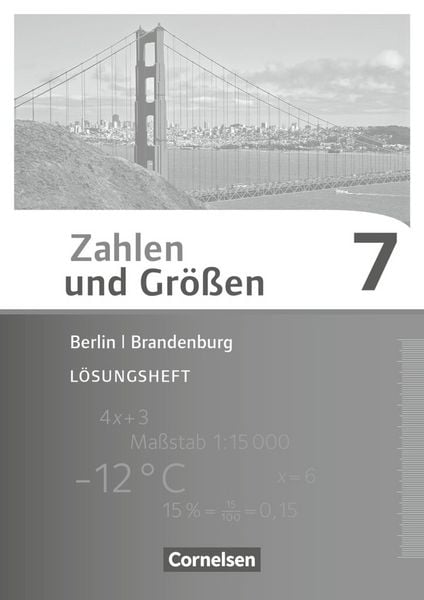 Produktbild: Zahlen und Gr&ouml;&szlig;en - Berlin und Brandenburg - 7. Schuljahr
