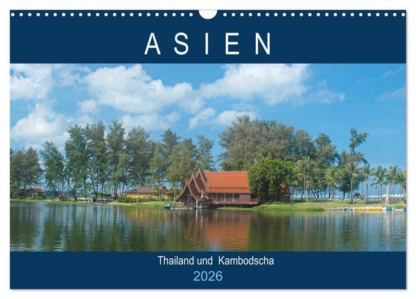 Produktbild: Asien - Thailand und Kambodscha (Wandkalender 2026 DIN A3 quer), CALVENDO Monatskalender