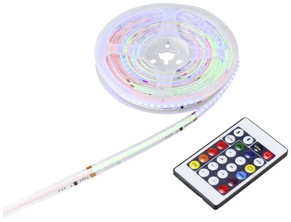 Sygonix SY-5773494 LED-Streifen-Komplettset mit Stecker 230V 5m RGB 1St.