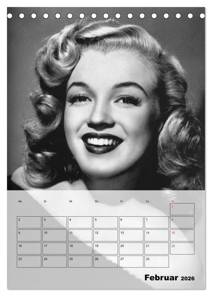 Produktbild: Filmstars der goldenen Leinwandjahre (Tischkalender 2026 DIN A5 hoch), CALVENDO Monatskalender