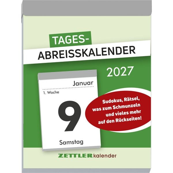 Produktbild: Tagesabrei&szlig;kalender XL 2027