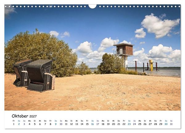 Produktbild: Elbinsel Krautsand - Impressionen von Land und Fluss (Wandkalender 2027 DIN A3 quer), CALVENDO Monatskalender