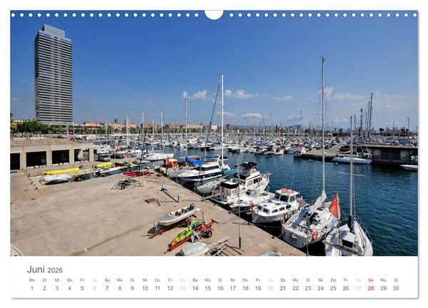 Produktbild: Barcelona im Auge der Kamera (Wandkalender 2026 DIN A3 quer), CALVENDO Monatskalender
