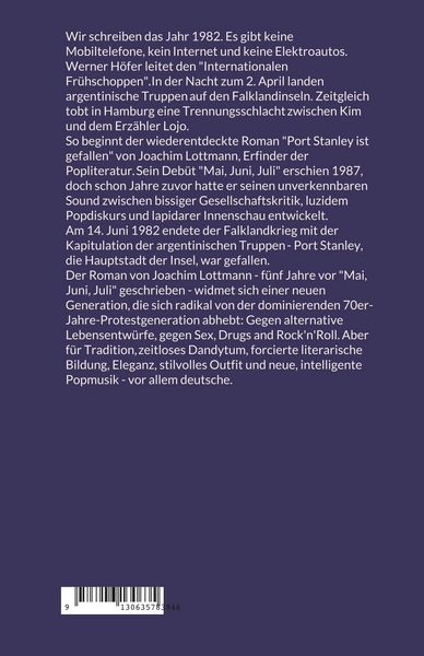 Produktbild: Port Stanley ist gefallen