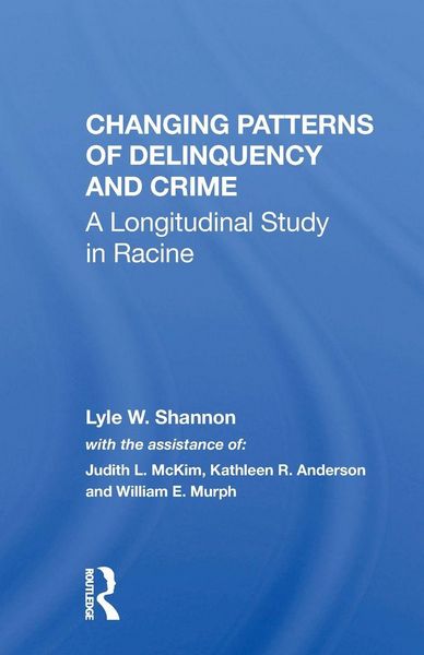 Produktbild: Changing Patterns Of Delinquency And Crime