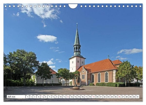 Produktbild: BURGDORFER ANSICHTEN (Wandkalender 2026 DIN A4 quer), CALVENDO Monatskalender