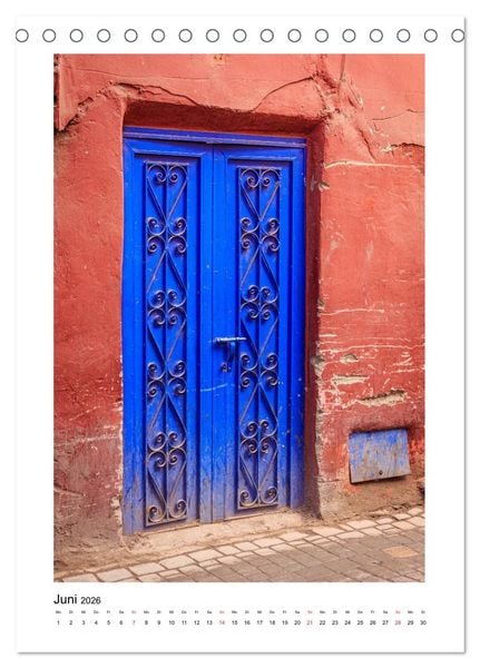 Produktbild: Marrakesch - Eine Stadt wie aus 1001 Nacht (Tischkalender 2026 DIN A5 hoch), CALVENDO Monatskalender