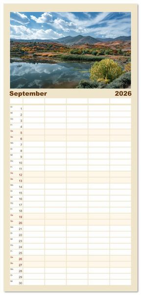 Produktbild: Familienplaner 2026 - Armenien - Wo die Geschichte ihre Stimme erhebt mit 5 Spalten (Wandkalender, 21 x 45 cm) CALVENDO