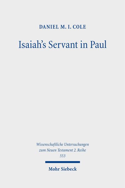 Produktbild: Isaiah's Servant in Paul
