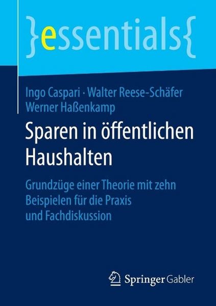 Produktbild: Sparen in &ouml;ffentlichen Haushalten