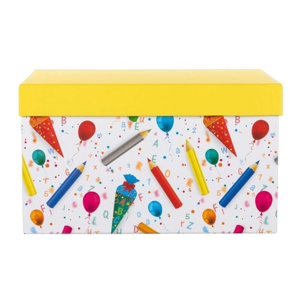 Produktbild: Idena Geschenkbox Stifte & Schult&uuml;te 31x24x18cm