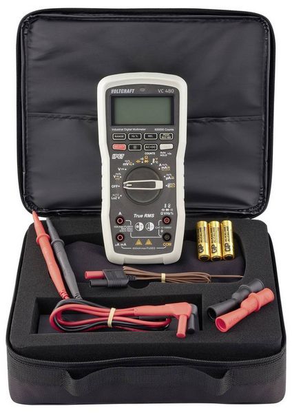 Produktbild: VOLTCRAFT VC 480 Hand-Multimeter digital Wasserdicht (IP67), LoZ CAT IV 1000 V Anzeige (Counts): 600000