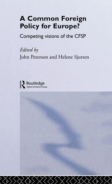 Produktbild: A Common Foreign Policy for Europe?