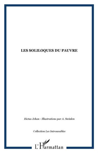Produktbild: Les soliloques du pauvre