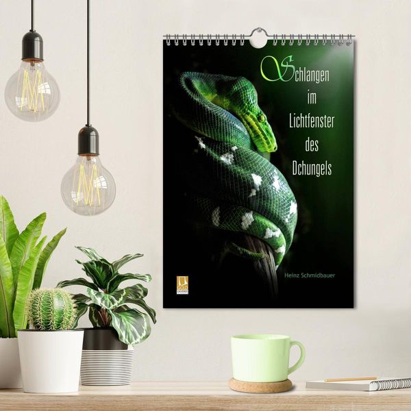 Produktbild: Schlangen im Lichtfenster des Dschungels (Wandkalender 2026 DIN A4 hoch), CALVENDO Monatskalender