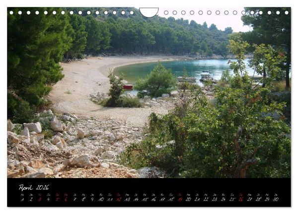 Produktbild: Kroatiens K&uuml;ste (Wandkalender 2026 DIN A4 quer), CALVENDO Monatskalender
