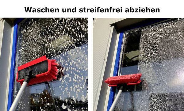 Produktbild: IWH 204 Waschb&uuml;rste Silber, Schwarz, Rot 1St.