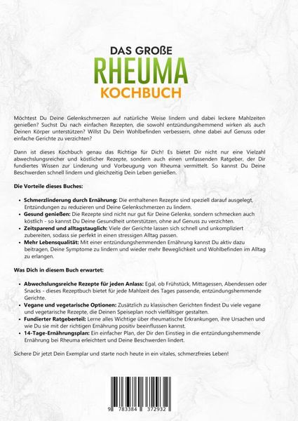 Produktbild: Das gro&szlig;e Rheuma Kochbuch