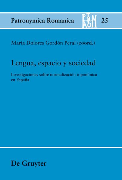 Produktbild: Lengua, espacio y sociedad