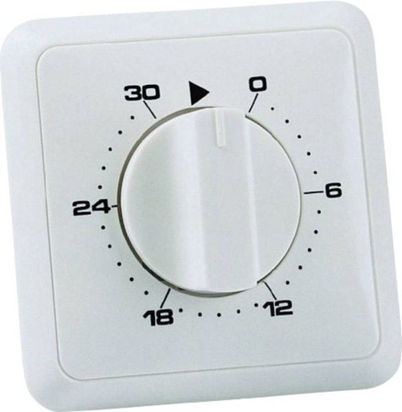 Produktbild: Wallair 20100249 Unterputz-Timer analog Tagesprogramm 30 min 3680W IP20 2polig