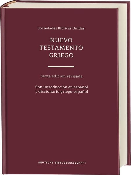 Produktbild: Nuevo Testamento Griego GNT6