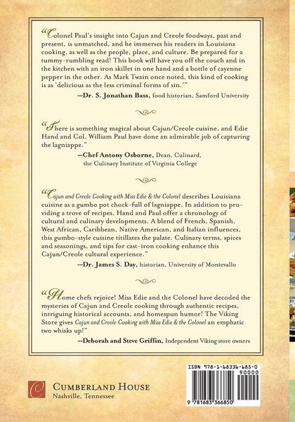 Produktbild: Cajun and Creole Cooking with Miss Edie and the Colonel