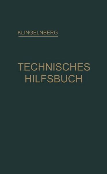 Produktbild: Klingelnberg Technisches Hilfsbuch