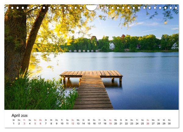 Produktbild: Landschaften vom Licht gek&uuml;&szlig;t (Wandkalender 2026 DIN A4 quer), CALVENDO Monatskalender