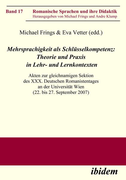 Produktbild: Mehrsprachigkeit als Schl&uuml;sselkompetenz: Theorie und Praxis in Lehr- und Lernkontexten
