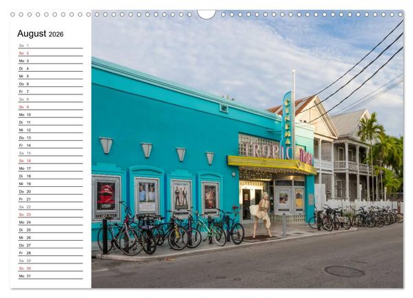 Produktbild: FLORIDA KEYS und KEY WEST Malerische Reiseroute (Wandkalender 2026 DIN A3 quer), CALVENDO Monatskalender