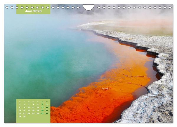 Produktbild: Erlebe mit mir die H&ouml;hepunkte von Neuseeland (Wandkalender 2026 DIN A4 quer), CALVENDO Monatskalender