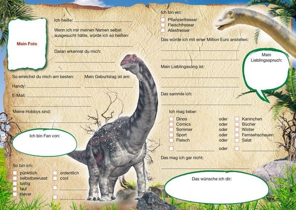 Produktbild: Dinosaurier: Freundebuch
