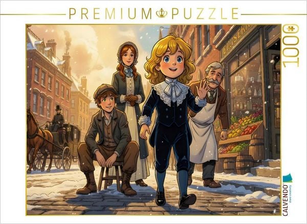 CALVENDO Puzzle Cedrics glückliches Leben beginnt in New York | 1000 Teile Lege-Größe 64x48cm Foto-Puzzle für glückliche Stunden