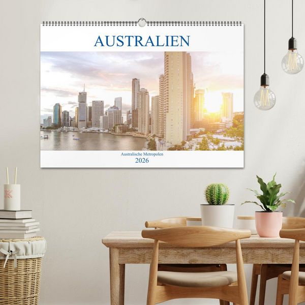 Produktbild: Australien - Australische Metropolen (Wandkalender 2026 DIN A2 quer), CALVENDO Monatskalender
