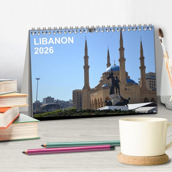 Produktbild: LIBANON 2026 (Tischkalender 2026 DIN A5 quer), CALVENDO Monatskalender
