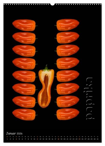 Produktbild: foodART - Fr&uuml;chte und Gem&uuml;se (hochwertiger Premium Wandkalender 2026 DIN A2 hoch), Kunstdruck in Hochglanz