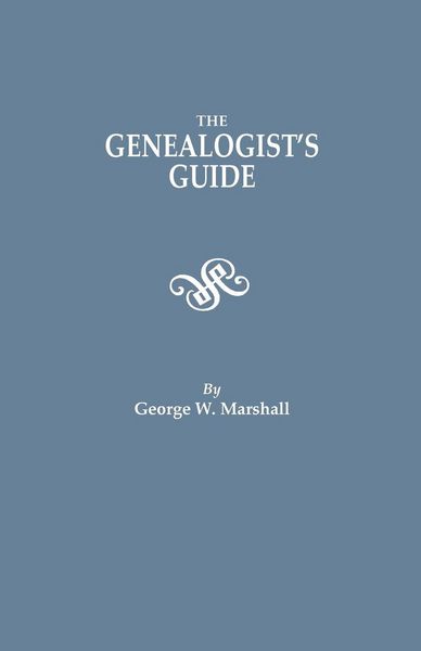 Produktbild: Genealogist's Guide. Reprinted from the Last Edition of 1903