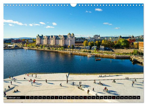 Produktbild: Oslo Impressionen (Wandkalender 2026 DIN A3 quer), CALVENDO Monatskalender