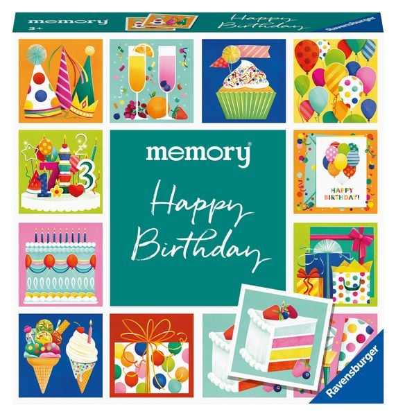 Produktbild: memory&reg; moments - Happy Birthday - Gesellschaftsspiel & Brettspiel ab 3 Jahre