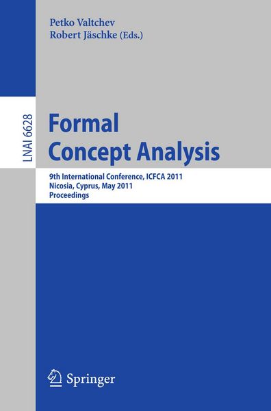 Produktbild: Formal Concept Analysis