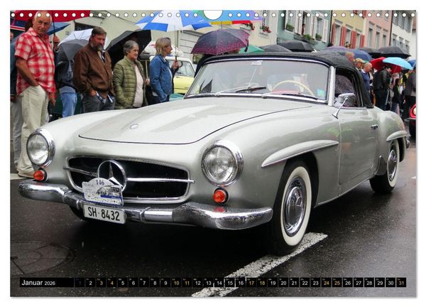 Produktbild: Mercedes SL Classics (Wandkalender 2026 DIN A3 quer), CALVENDO Monatskalender