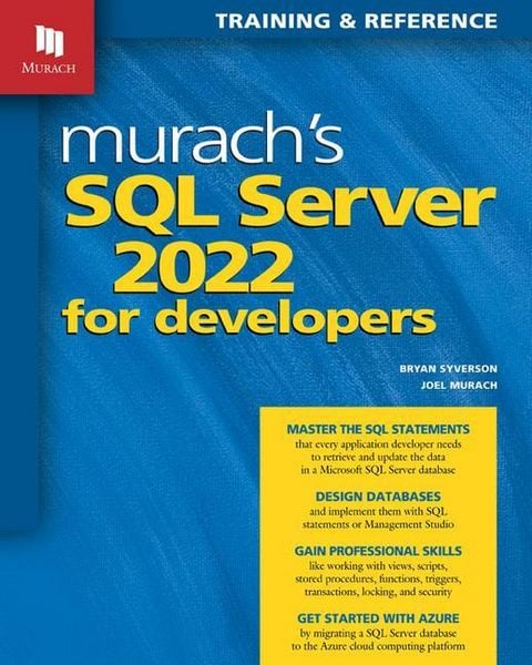 Produktbild: Murach's SQL Server 2022 for Developers