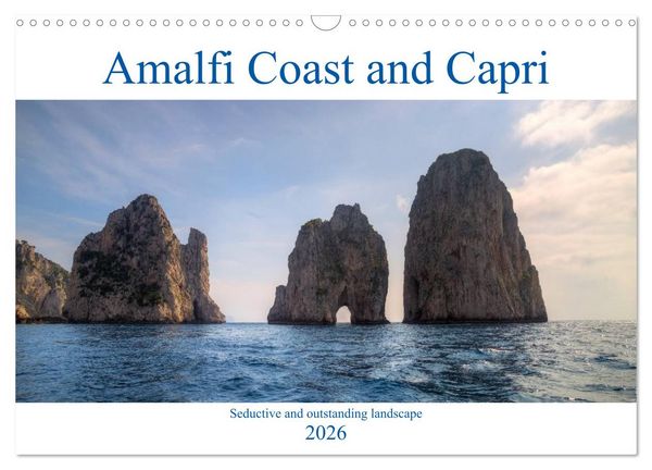 Produktbild: Amalfi Coast and Capri (Wall Calendar 2026 DIN A3 landscape), CALVENDO 12 Month Wall Calendar