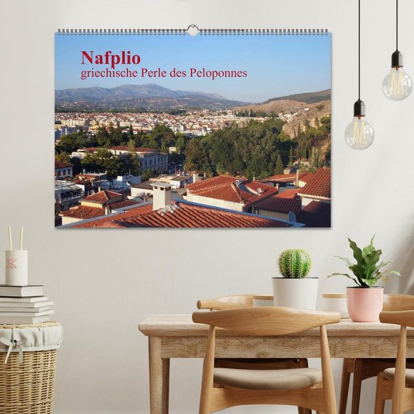 Produktbild: Nafplio &ndash; griechische Perle des Peloponnes (Wandkalender 2026 DIN A2 quer), CALVENDO Monatskalender