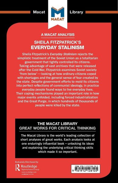 Produktbild: An Analysis of Sheila Fitzpatrick's Everyday Stalinism