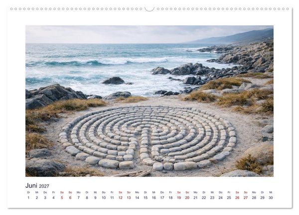 Produktbild: Mythologische Labyrinthe (Wandkalender 2027 DIN A2 quer), CALVENDO Monatskalender